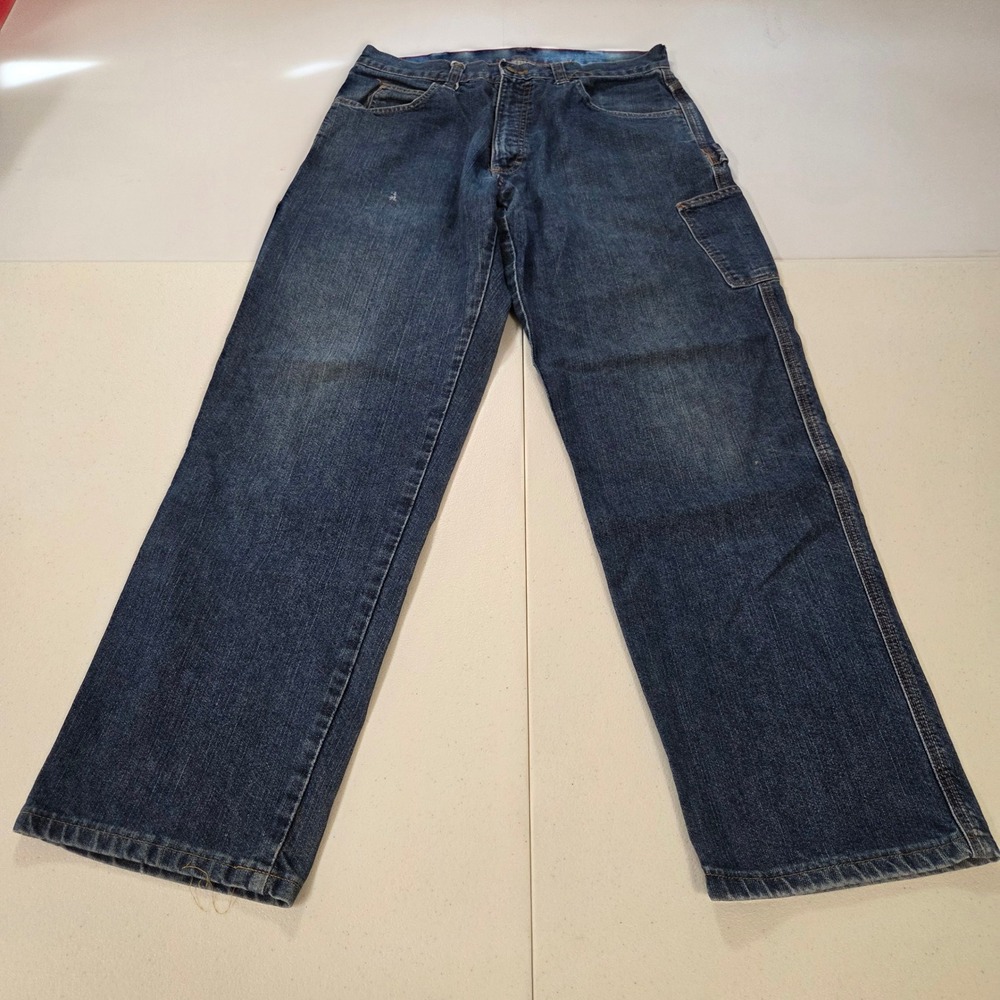 Riverside Protective Apparel FR Carpenter Jeans Mens 34x31 Blue HRC 2 Relaxed